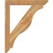 Ekena Millwork Funston Slat Rough Sawn Bracket, Western Red Cedar, 4"W x 36"D x 44"H BKT04X36X44FST06RWR - alternate 4